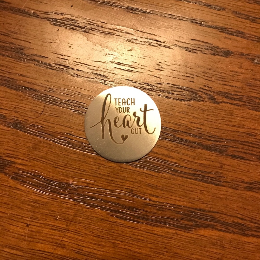 Large ‘Teach Your Heart Out’ plate